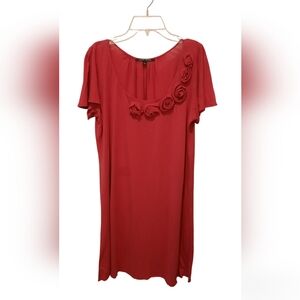 Lucky Brand Pink Short Sleeve Casual Dress size Medium